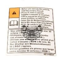 Etiquette label warning YZF 125 R